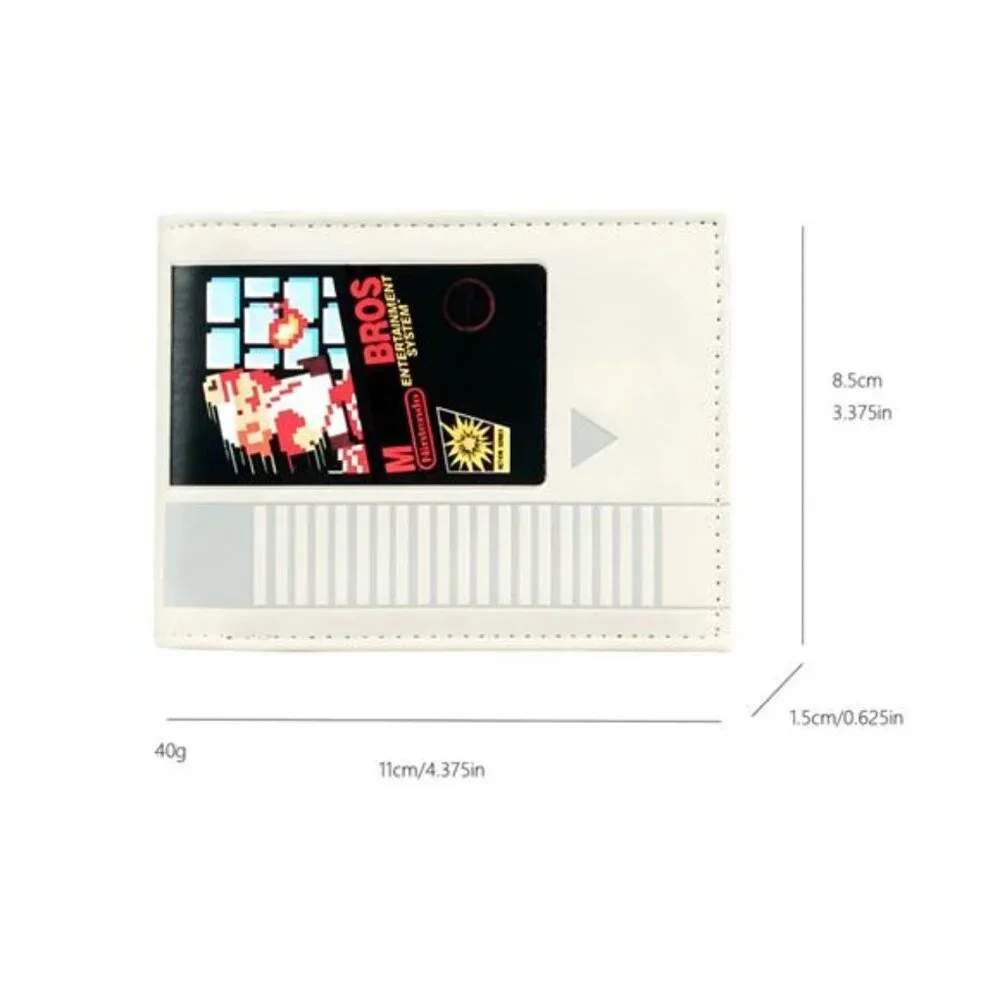 NEW SUPER MARIO ORIGINAL WALLET GAME‎ CARTRIDGE BIFOLD UNISEX MENS WOMEN KIDS
